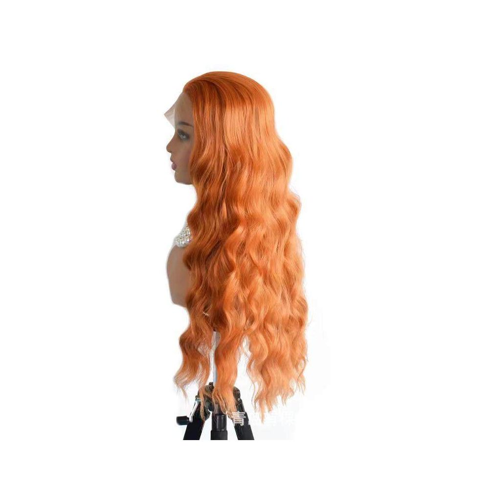 1688 Qingdao Youke Tree Hair Products Co Ltd Qingdao Wig European American Synthetic Wig Front Lace Headset European image 2