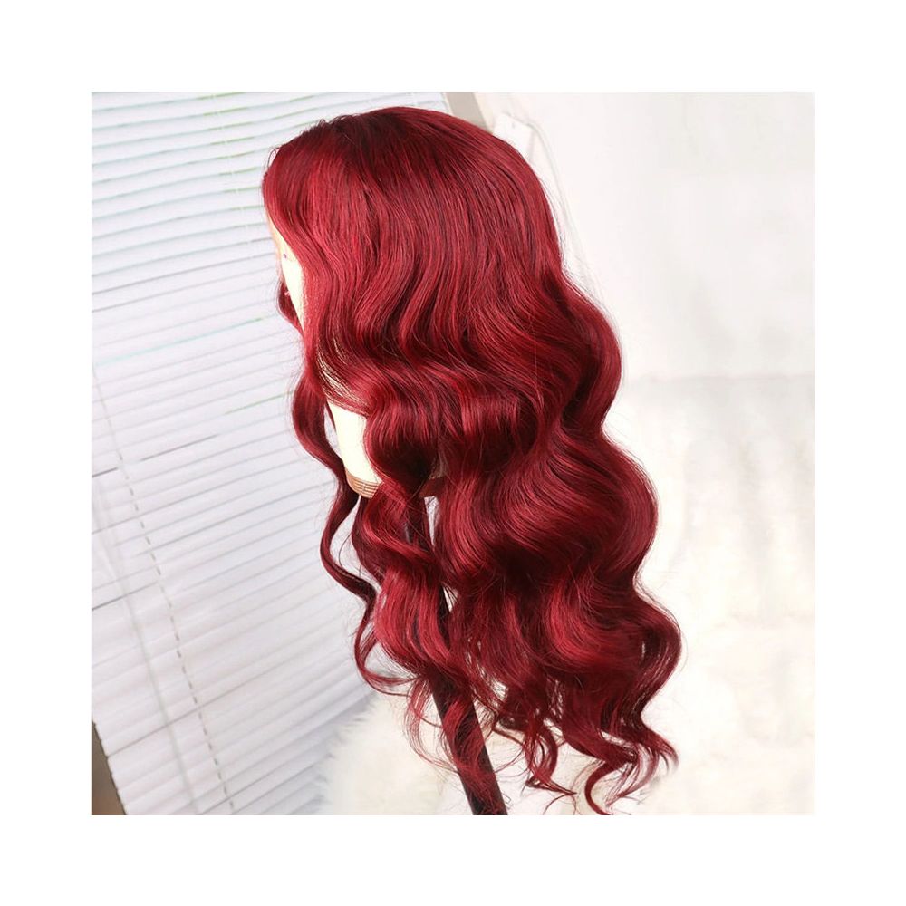 1688 Qingdao Youke Tree Hair Products Co Ltd Amazon New Product European and American Wig Women s Front Lace Synthetic Fiber image 1