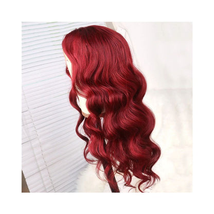 1688 Qingdao Youke Tree Hair Products Co Ltd Amazon New Product European and American Wig Women s Front Lace Synthetic Fiber image 1