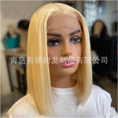 1688 Qingdao Youkeshu Hair Products Co Ltd European and American Style Wigs Synthetic Fiber Front Lace Headpiece Amazon New image 0