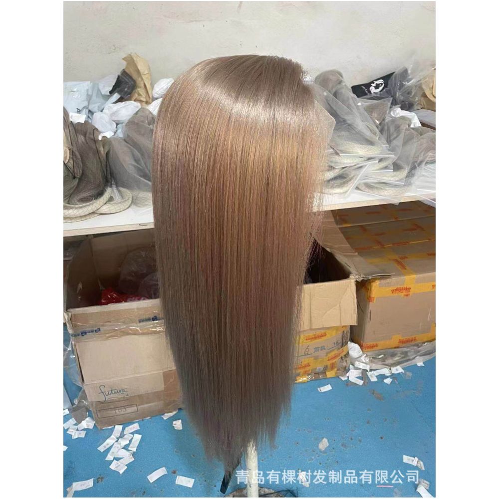 1688 Qingdao Youkeshu Hair Products Co Ltd Xiaohongshu Same Imported Silk Smooth and Realistic Synthetic Fiber Front image 1