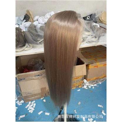 1688 Qingdao Youkeshu Hair Products Co Ltd Xiaohongshu Same Imported Silk Smooth and Realistic Synthetic Fiber Front image 2
