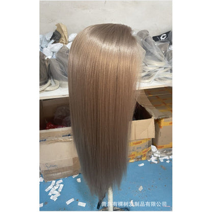 1688 Qingdao Youkeshu Hair Products Co Ltd Xiaohongshu Same Imported Silk Smooth and Realistic Synthetic Fiber Front
