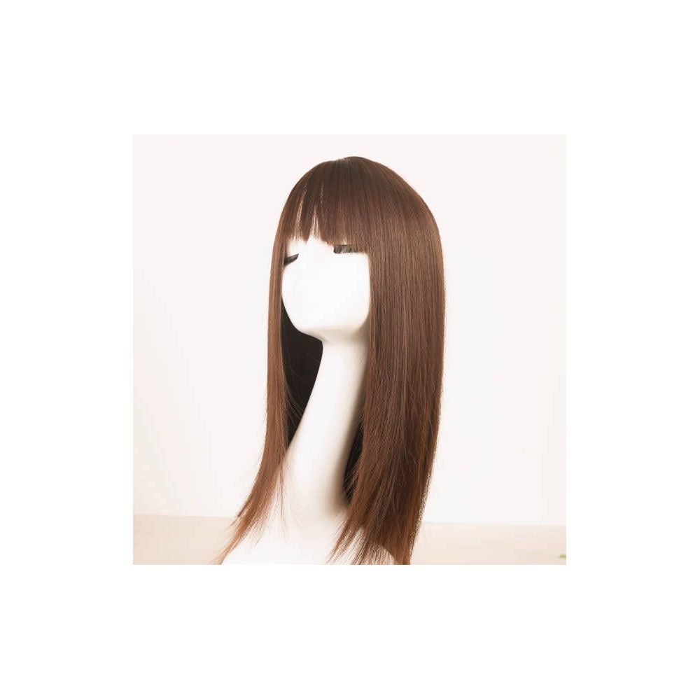 Ultra black wig set full top full head set women s high temperature silk long straight hair simulation high breathability cosplay wig