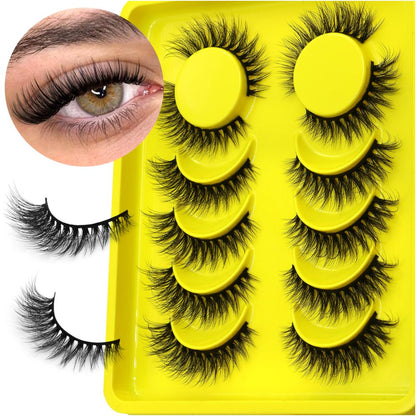 GROINNEYA mixed race Asian clustered whole false eyelashes Thai mixed race feeling black cotton thread hard stem swollen eye blisters image 3