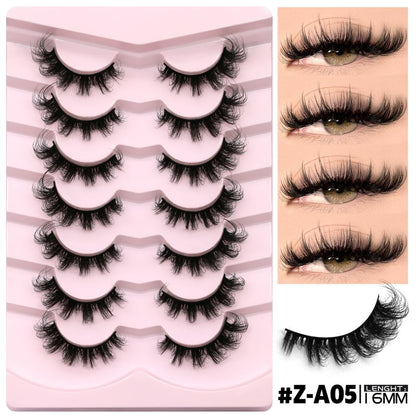 GROINNEYA Thick cat s eye one piece false eyelashes No need for eyeliner natural false eyelashes