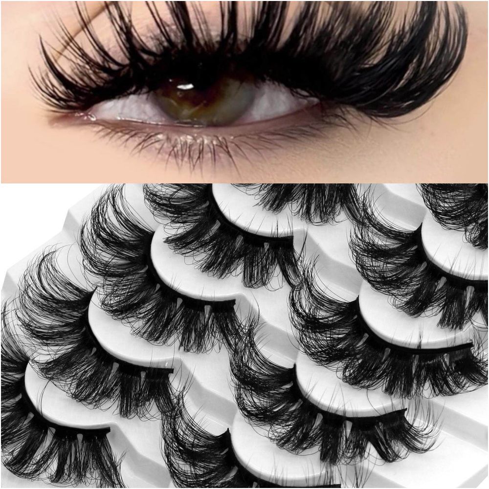 GROINNEYA Heavy Metal 3D Curling Fluffy and Explosive Hair Visual Sensation False Eyelash Thickening Enlarged Eyes image 0