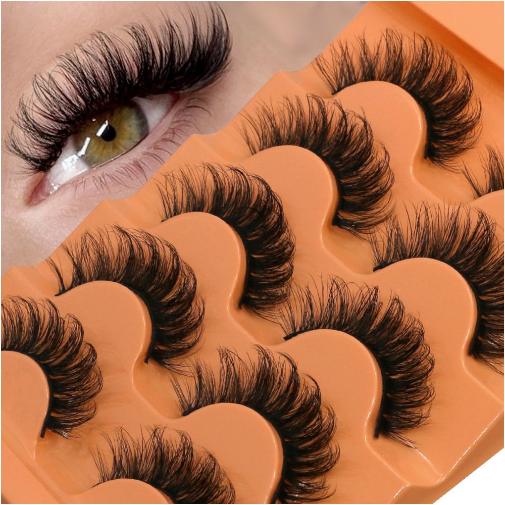 Light mixed blood thick D curled Asian fluffy false eyelashes a whole elongated fox style flying sexy girl eyelashes image 1
