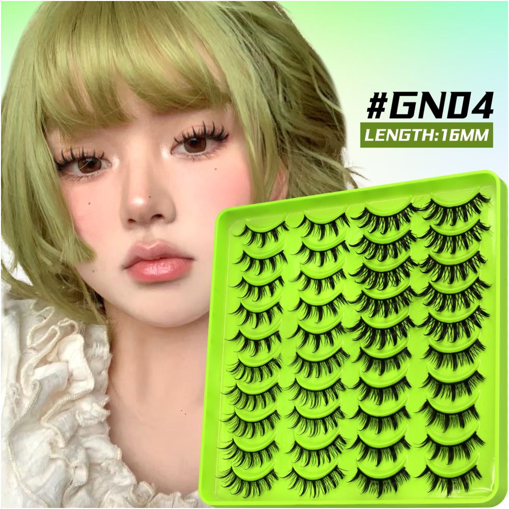 Barbie Light Eurasian Mixed 20 Pair Eyelash Book Thick Curly Girl Group Manga Eyes Little Devil False Eyelash