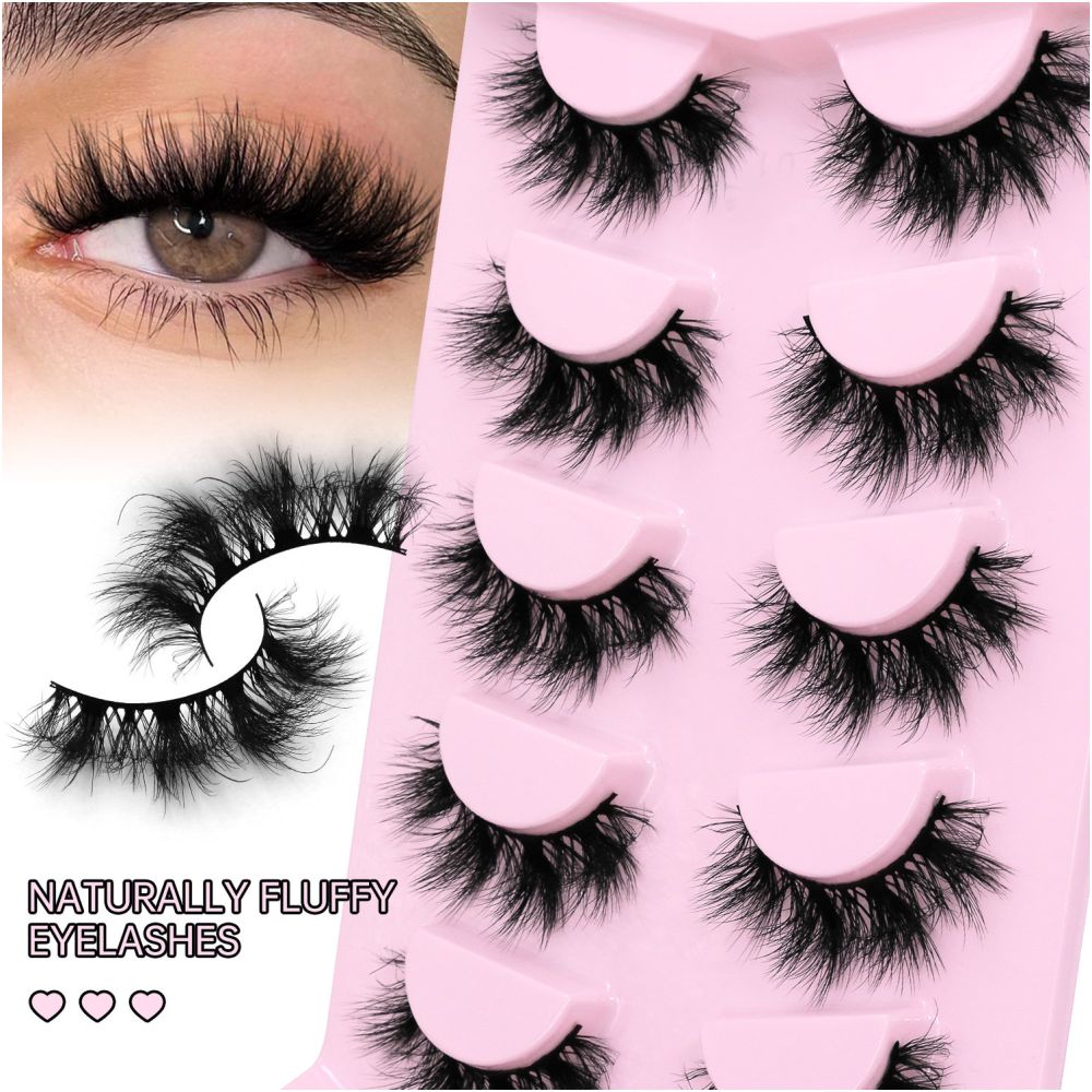Mixed race spicy girl thick one piece false eyelashes natural grafting nude makeup nightclub bouncing stage makeup on camera image 2