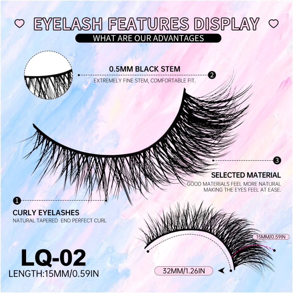 Mixed race spicy girl thick one piece false eyelashes natural grafting nude makeup nightclub bouncing stage makeup on camera image 4