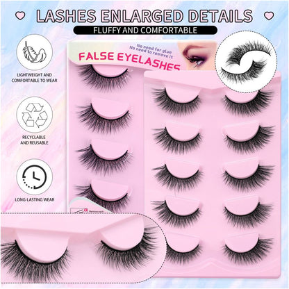 Mixed race spicy girl thick one piece false eyelashes natural grafting nude makeup nightclub bouncing stage makeup on camera image 5