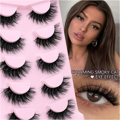 Mixed race spicy girl thick one piece false eyelashes natural grafting nude makeup nightclub bouncing stage makeup on camera image 0