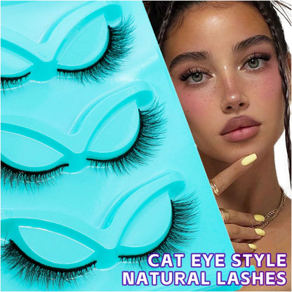 GROINNEYA Natural False Eyelash LS Series Mixed Blood Style Eyelash MSDS Certification False Eyelash Artificial Fiber Thick Eyelash image 1