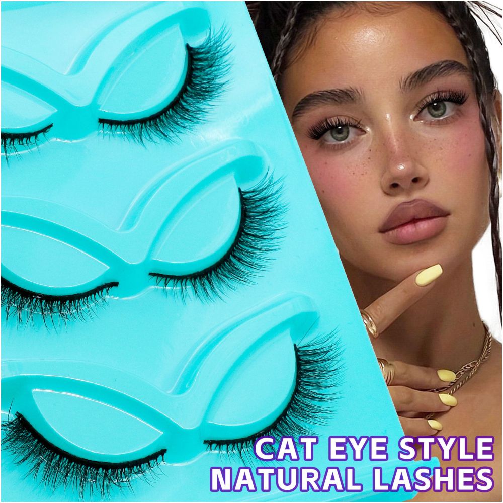 GROINNEYA Natural False Eyelash LS Series Mixed Blood Style Eyelash MSDS Certification False Eyelash Artificial Fiber Thick Eyelash image 0
