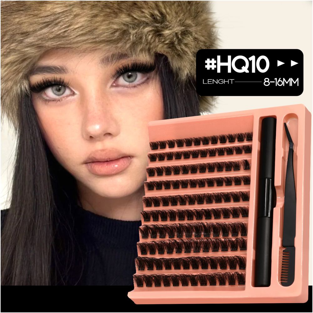 GROINNEYA Mixed Blood Spicy Girl Explosive Asian Style Daily DIY Grafting Curly Thick Segmented Set