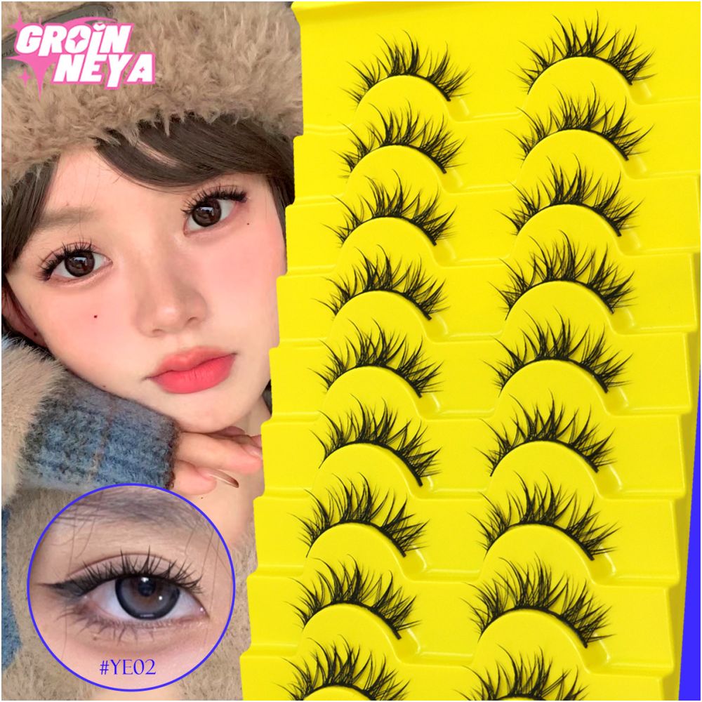 Comic Barbie Eyelash Little Devil Double Pointed Wheat Spike Eyelash Natural Fairy Hair Asian Sweet and Spicy Style False Eyelash image 3