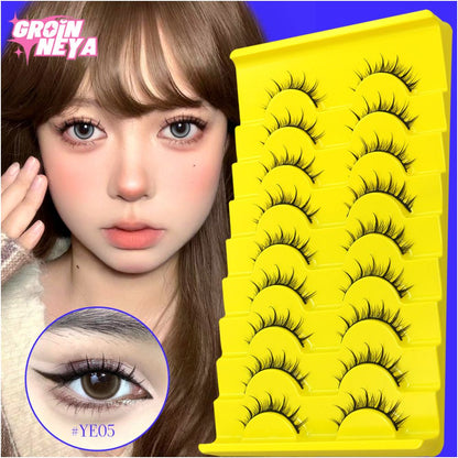 Comic Barbie Eyelash Little Devil Double Pointed Wheat Spike Eyelash Natural Fairy Hair Asian Sweet and Spicy Style False Eyelash image 5