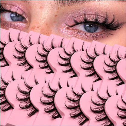 GROINNEYA Wet Sharp Little Devil One Piece False Eyelash Swelling Eye Bubble Cosplay Naturally Enlarges Eyes image 0