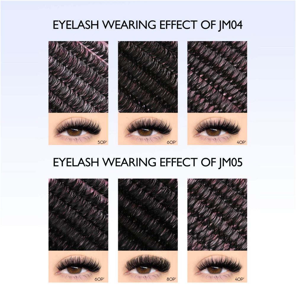 GROINNEYA Stage Spicy Girl High Quality Texture D Curly Asian Spicy Girl Single Cluster Thick Curly Eyelash image 3