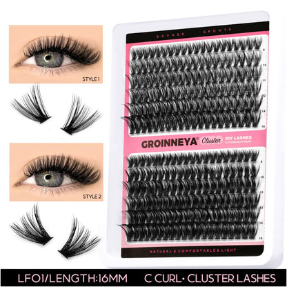 GROINNEYA s new product Kylie from Europe and America with the same plush texture and a thick fluffy single cluster false eyelash