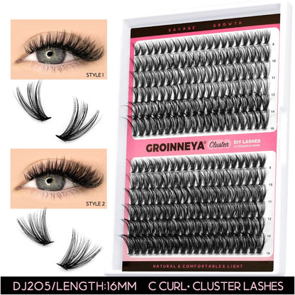 GROINNEYA s new product Kylie from Europe and America with the same plush texture and a thick fluffy single cluster false eyelash