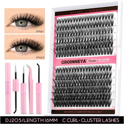 GROINNEYA s new product Kylie from Europe and America with the same plush texture and a thick fluffy single cluster false eyelash