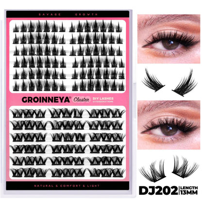 GROINNEYA s new product Kylie from Europe and America with the same plush texture and a thick fluffy single cluster false eyelash