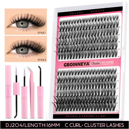 GROINNEYA s new product Kylie from Europe and America with the same plush texture and a thick fluffy single cluster false eyelash
