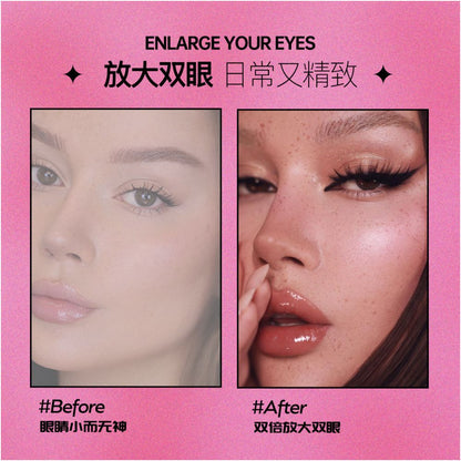American Sweetheart False Eyelash 7 pairs of European and American Barbie Curling Eyelash False Eyelash Y2K Spicy Girl Style Little Devil Eyelash image 3