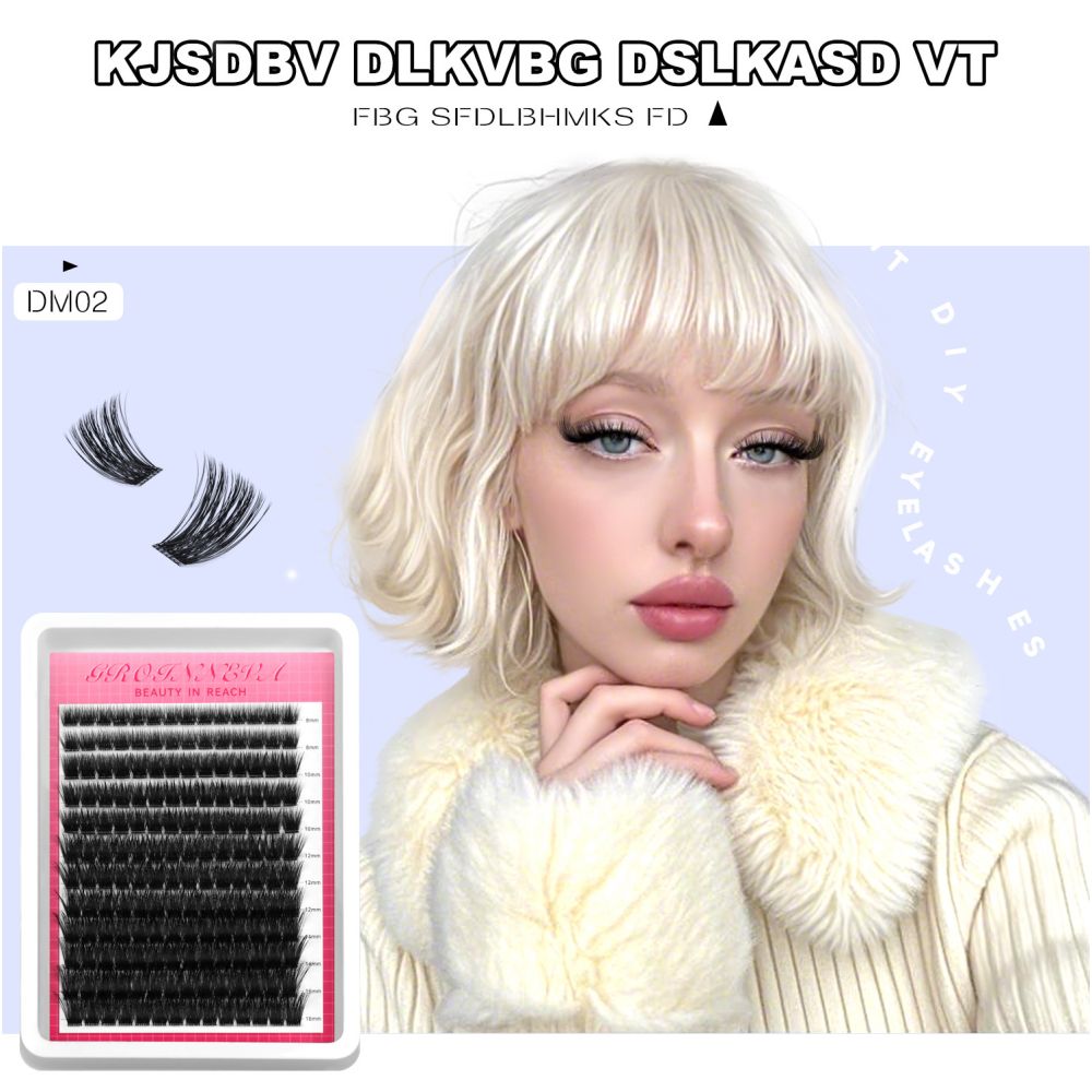 Thick and curled false eyelashes elongated and charming eyelets easy DIY long lasting and comfortable dating party artifact image 2