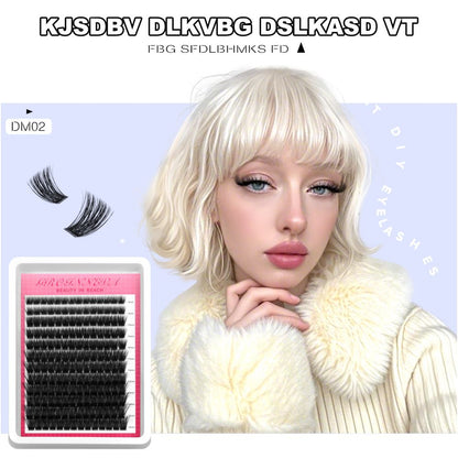 Thick and curled false eyelashes elongated and charming eyelets easy DIY long lasting and comfortable dating party artifact image 2