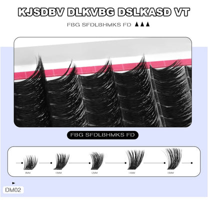 Thick and curled false eyelashes elongated and charming eyelets easy DIY long lasting and comfortable dating party artifact image 4