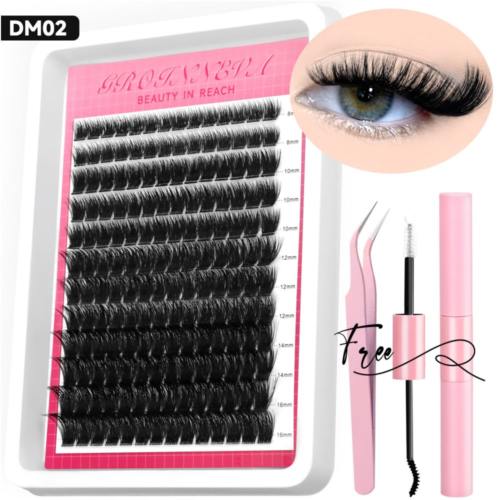 Thick and curled false eyelashes elongated and charming eyelets easy DIY long lasting and comfortable dating party artifact