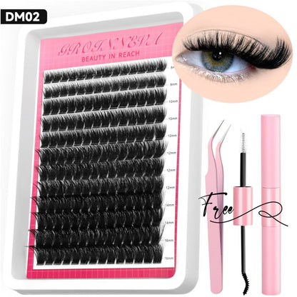 Thick and curled false eyelashes elongated and charming eyelets easy DIY long lasting and comfortable dating party artifact
