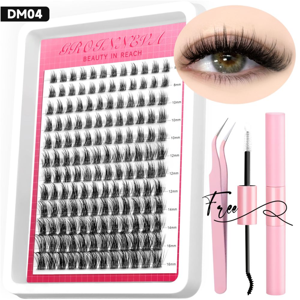 Thick and curled false eyelashes elongated and charming eyelets easy DIY long lasting and comfortable dating party artifact