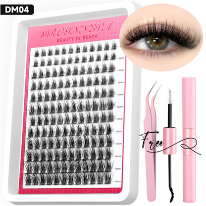 Thick and curled false eyelashes elongated and charming eyelets easy DIY long lasting and comfortable dating party artifact