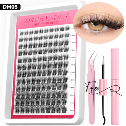 Thick and curled false eyelashes elongated and charming eyelets easy DIY long lasting and comfortable dating party artifact
