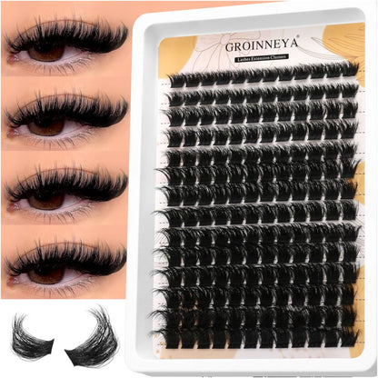 Asian thick single cluster false eyelashes hand sharpened natural nude makeup internet celebrity same style nightclub bouncing thick eyelashes image 1
