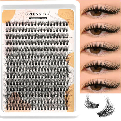 Asian thick single cluster false eyelashes hand sharpened natural nude makeup internet celebrity same style nightclub bouncing thick eyelashes image 2