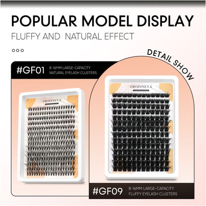 Asian thick single cluster false eyelashes hand sharpened natural nude makeup internet celebrity same style nightclub bouncing thick eyelashes image 5