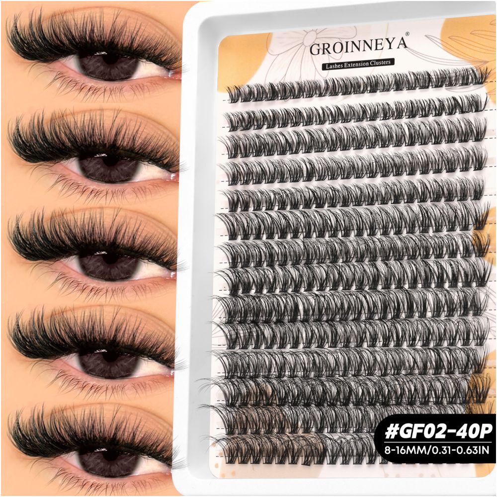 Asian thick single cluster false eyelashes hand sharpened natural nude makeup internet celebrity same style nightclub bouncing thick eyelashes
