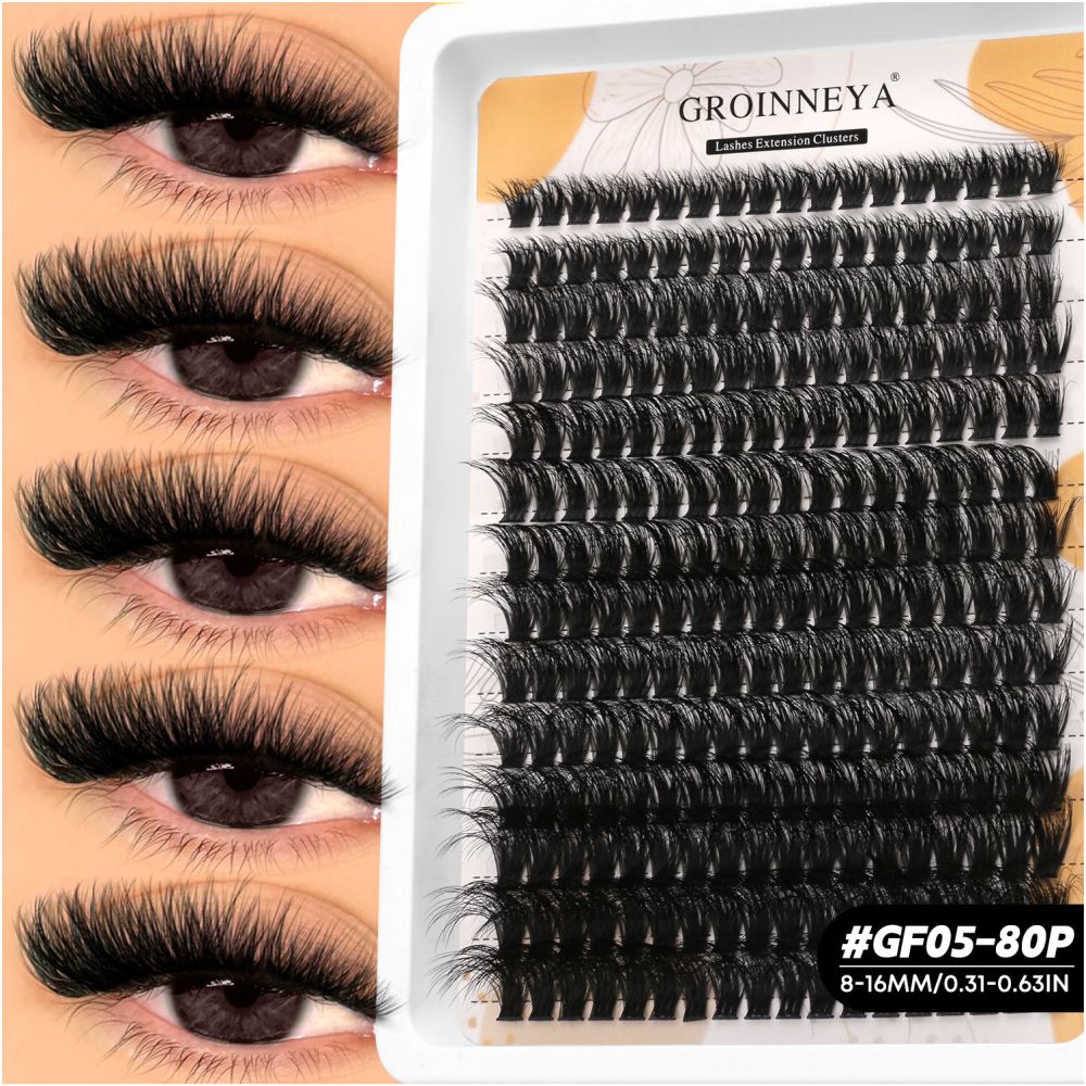 Asian thick single cluster false eyelashes hand sharpened natural nude makeup internet celebrity same style nightclub bouncing thick eyelashes