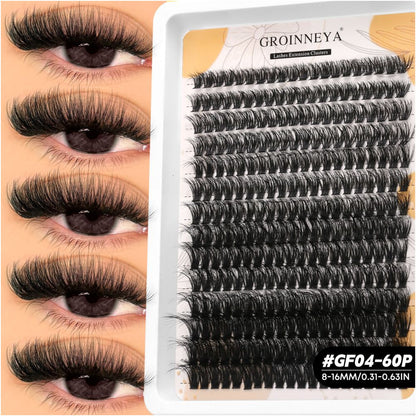 Asian thick single cluster false eyelashes hand sharpened natural nude makeup internet celebrity same style nightclub bouncing thick eyelashes