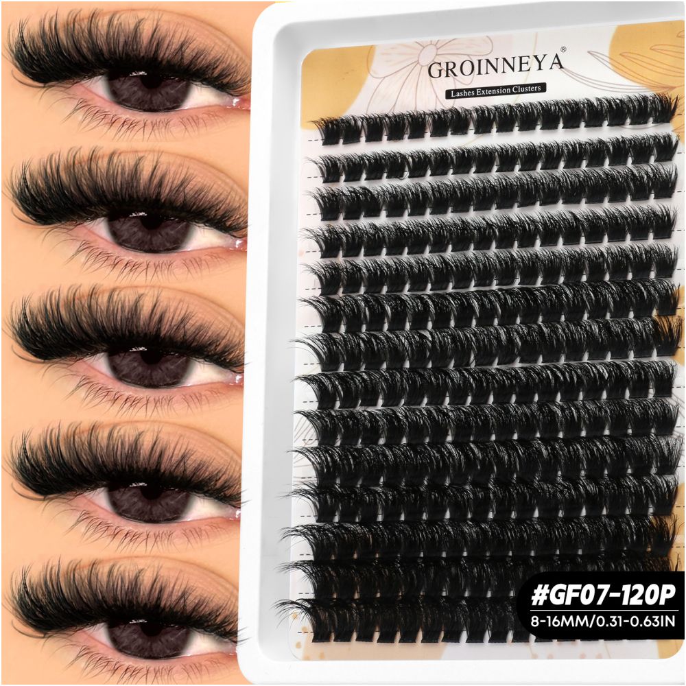 Asian thick single cluster false eyelashes hand sharpened natural nude makeup internet celebrity same style nightclub bouncing thick eyelashes
