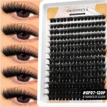 Asian thick single cluster false eyelashes hand sharpened natural nude makeup internet celebrity same style nightclub bouncing thick eyelashes