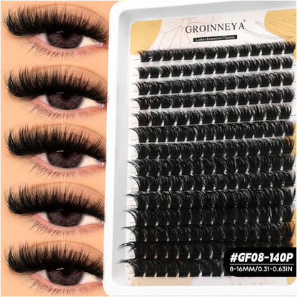 Asian thick single cluster false eyelashes hand sharpened natural nude makeup internet celebrity same style nightclub bouncing thick eyelashes
