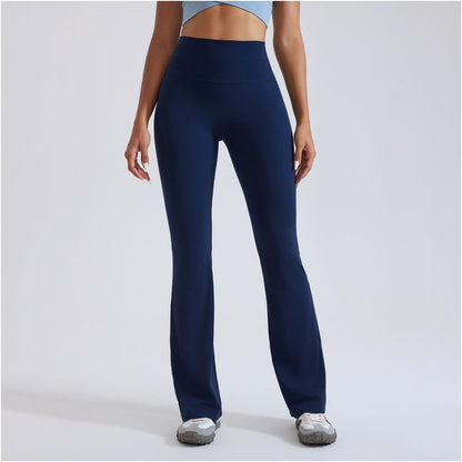 Lori No Size Naked Yoga Micro Flare Pants for Women High Waist and Waist Tight Exercise Hip Pants Fitness Flare Pants Wide Leg Pants image 3