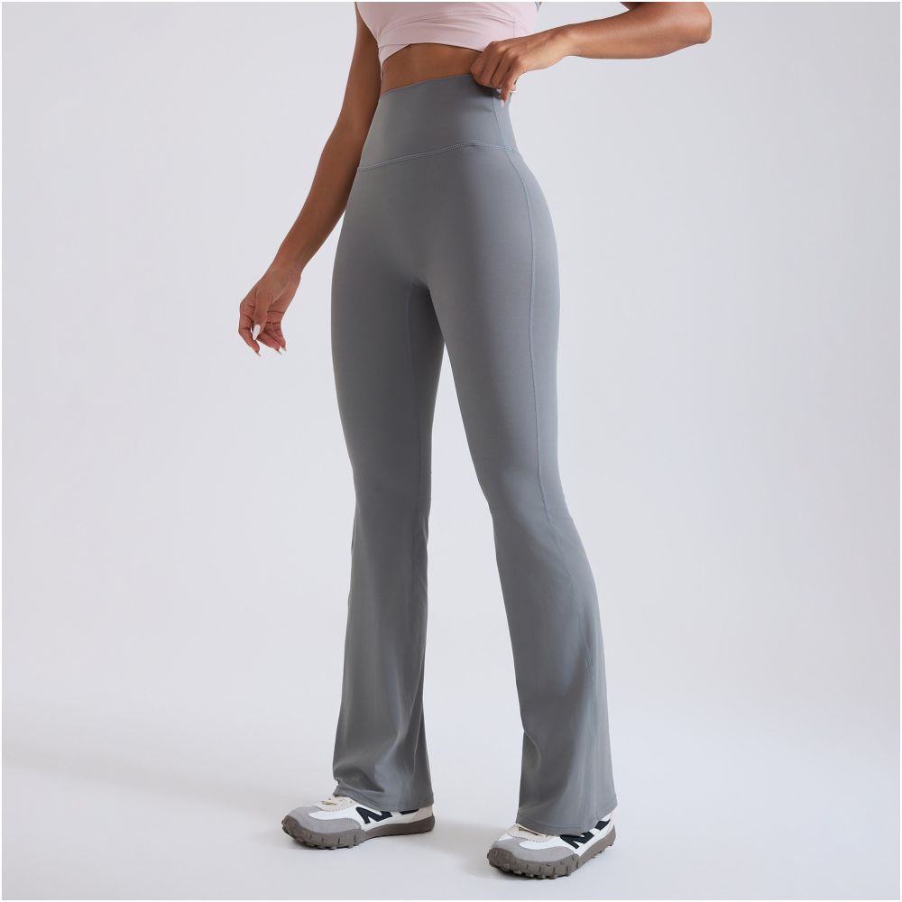 Lori No Size Naked Yoga Micro Flare Pants for Women High Waist and Waist Tight Exercise Hip Pants Fitness Flare Pants Wide Leg Pants