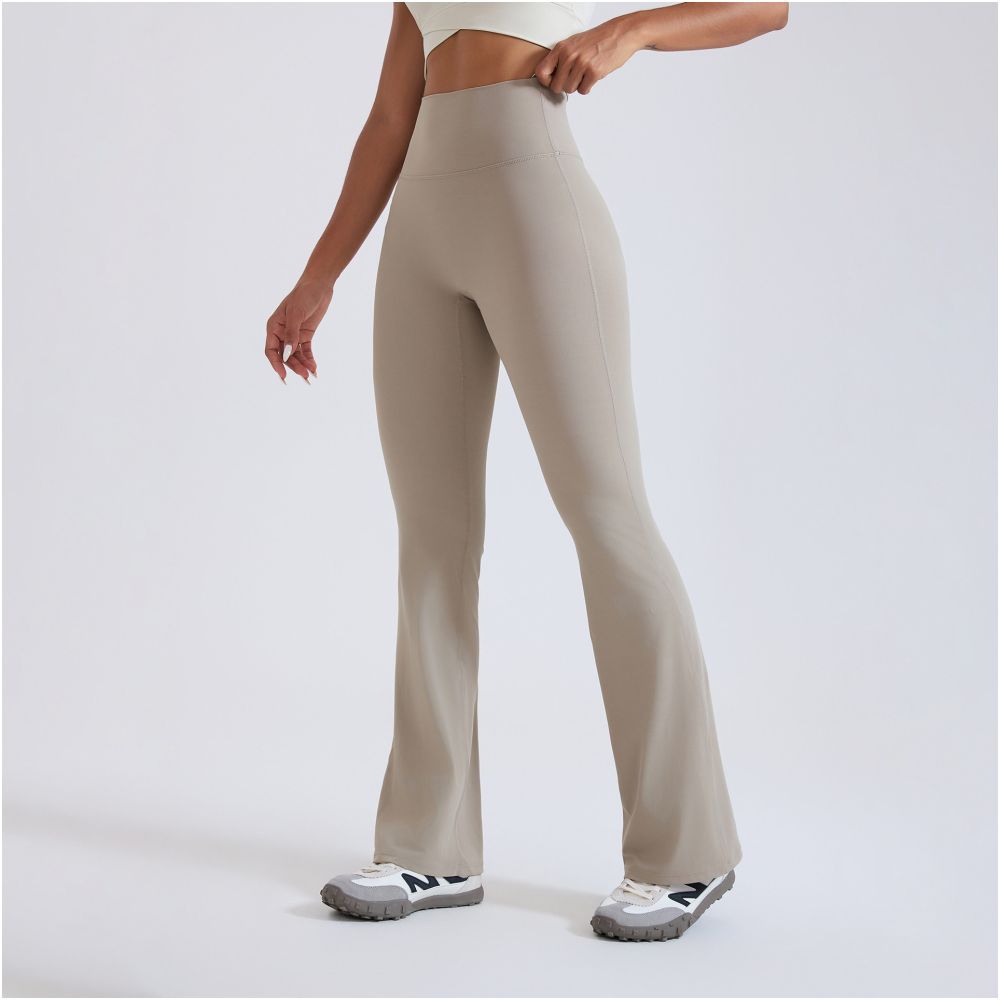 Lori No Size Naked Yoga Micro Flare Pants for Women High Waist and Waist Tight Exercise Hip Pants Fitness Flare Pants Wide Leg Pants
